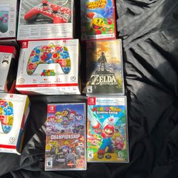 Nintendo Switch Games And Controllers 