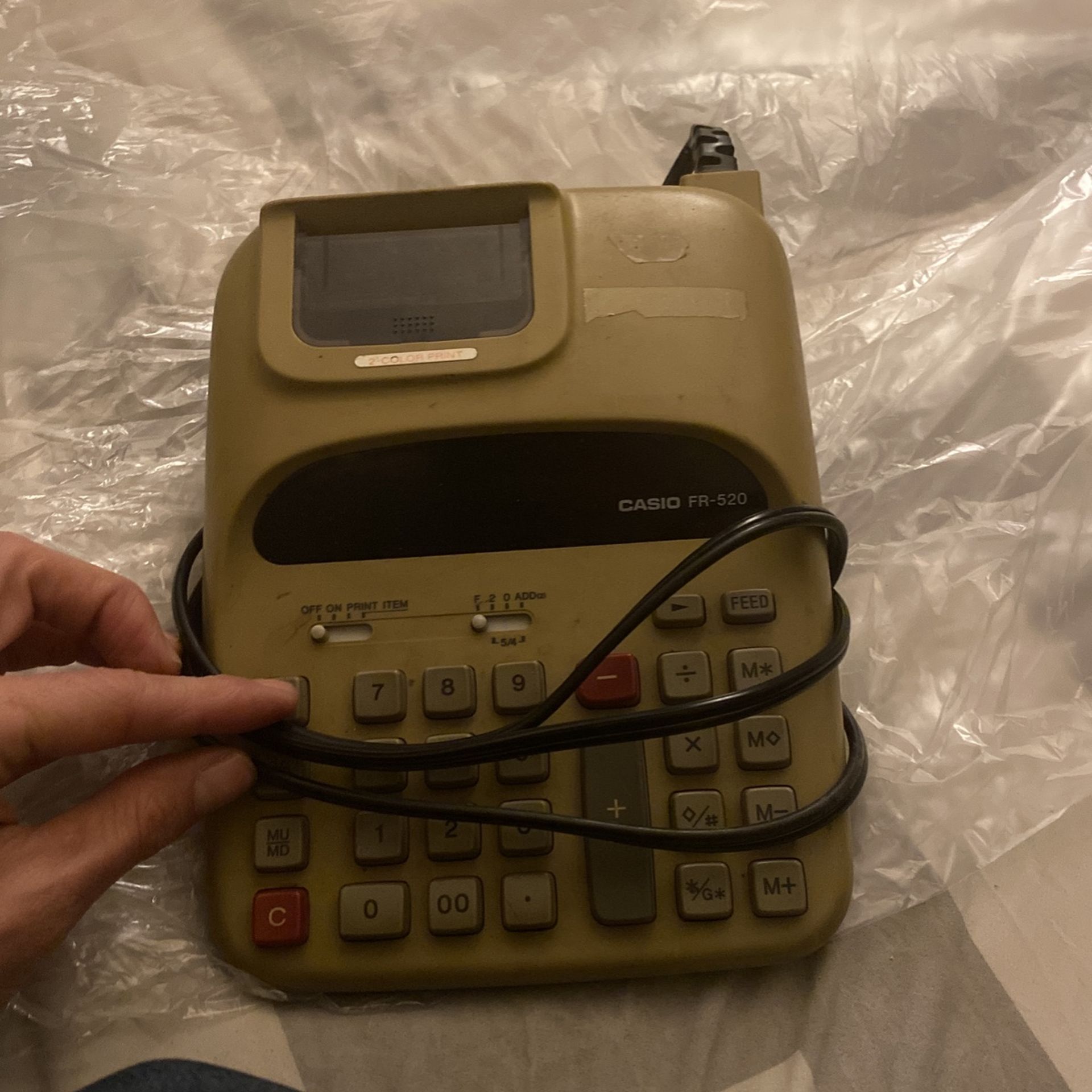 Casio FR-520 Printing Calculator..$22