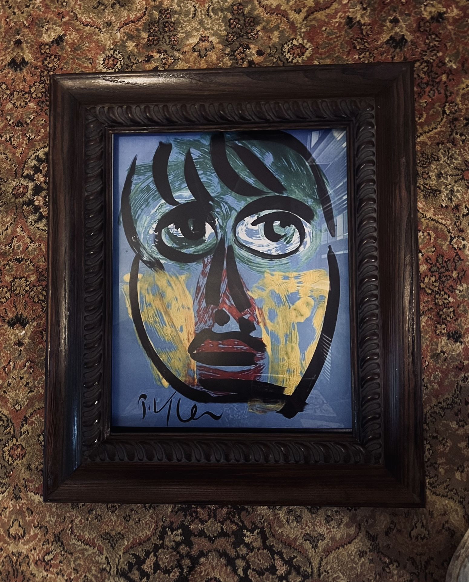 Peter Kiel Quality Art Print In ornate Frame