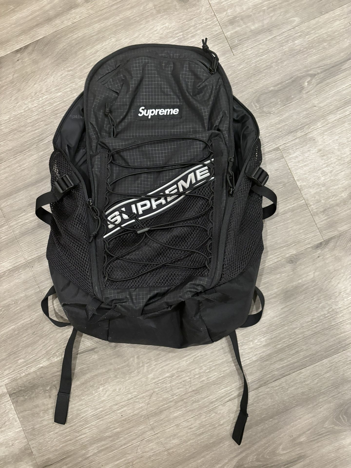 Supreme FW23 Black Backpack 
