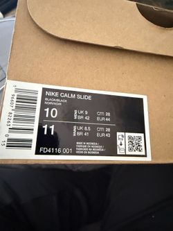 Brand new Nike slides size 10