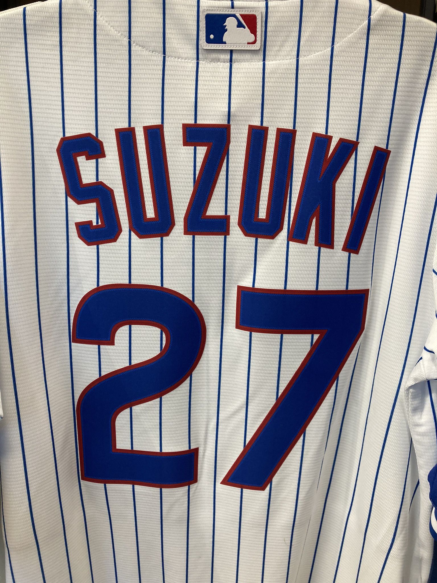 Chicago Cubs Baseball Jersey #27 Suzuki 