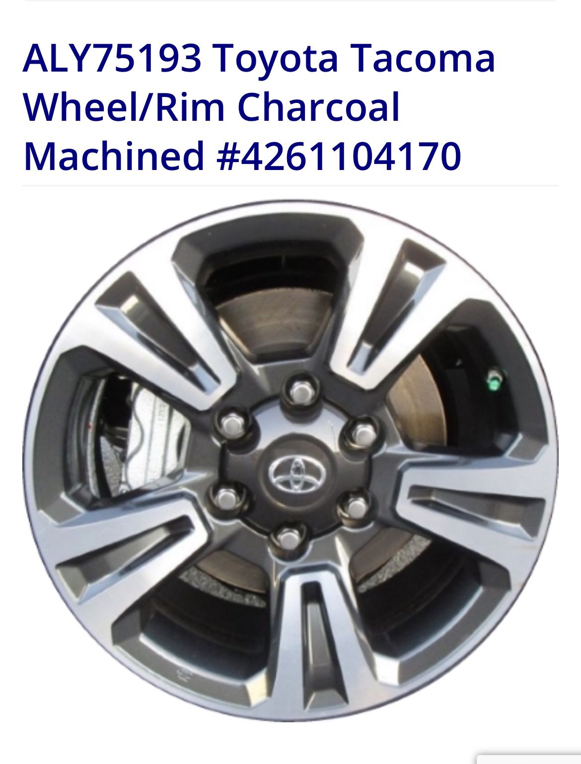 Toyota Tacoma wheel & tires for sale