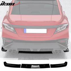Fits 2022-2025 Subaru WRX 5th Gen STI Style Rear Bumper Diffuser Lip ABS Gloss Black