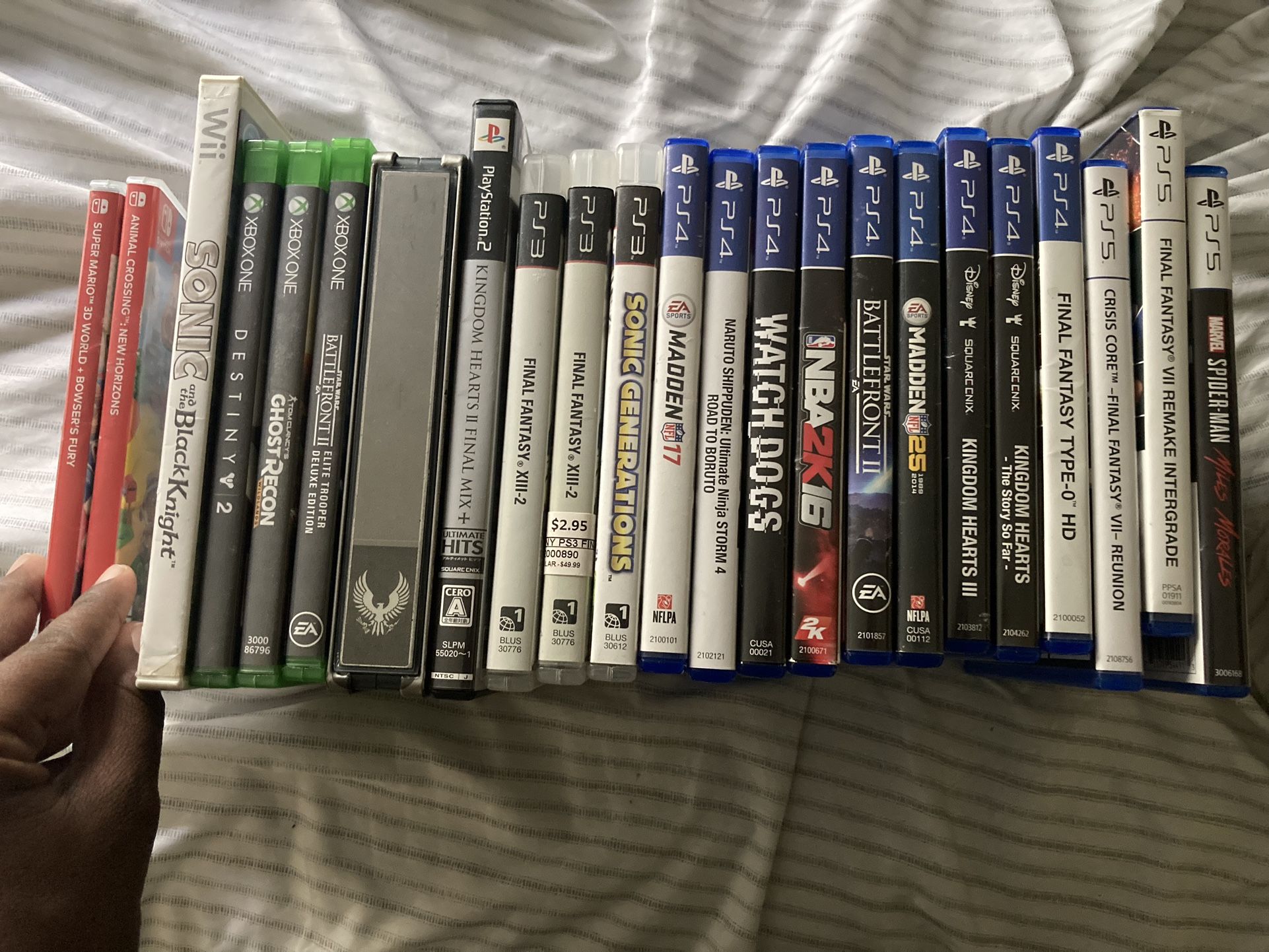 Various Games $15