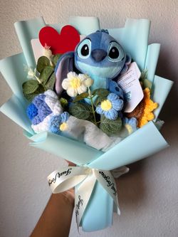 stitch flower bouquet
