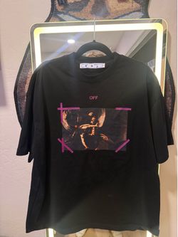 Black off white shirt size medium never worn