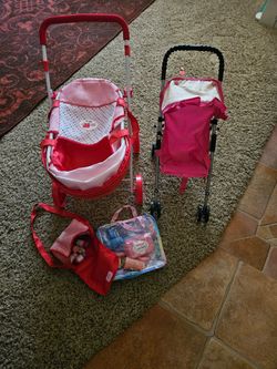 Stroller set with feeding accessories
