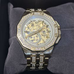 Bulova Automatic Skeleton Watch Brand New With Original Box 