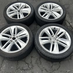 Rims.  18.  Audi.   OEM.  5x112.  Good condition