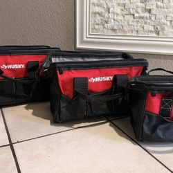 Husky18 in.​, 15 in.​ and 12 in.​ Tool Bag Combo