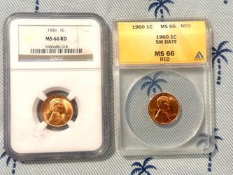 Graded Lincoln cents