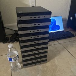 LOT 10X HP EliteDesk 800 G3 Mini i7 6700T 8GB DDR4 256GB SSD windows 11