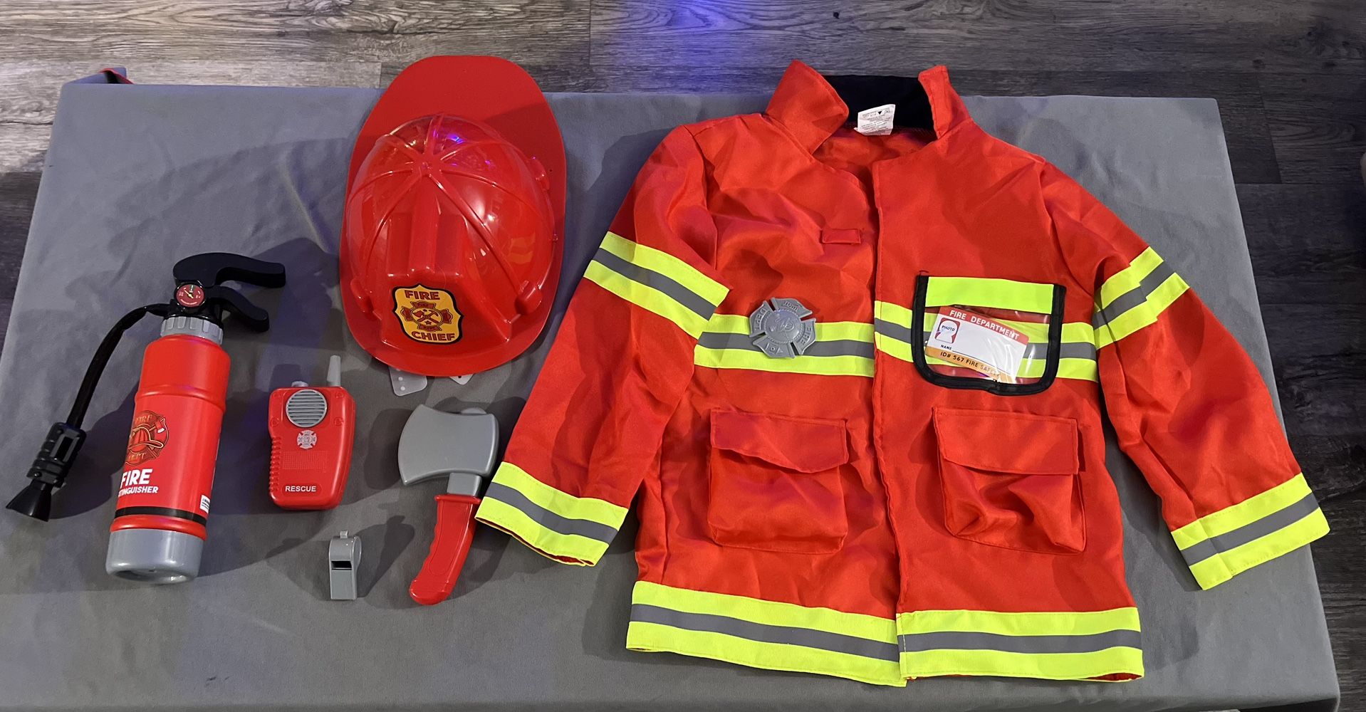 Kids Fire Chief Costume/Cosplay (New)
