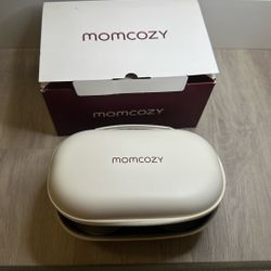 Momcozy Breast Pump Hands Free M5, Wearable Breast Pump of Baby Mouth Double-Sealed Flange