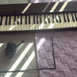 Title: Casio Casiotone 61-Key Keyboard – Great Condition + Book Stand & Power Adapter