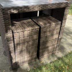 Outdoor Table with 4 Stools $150 OBO