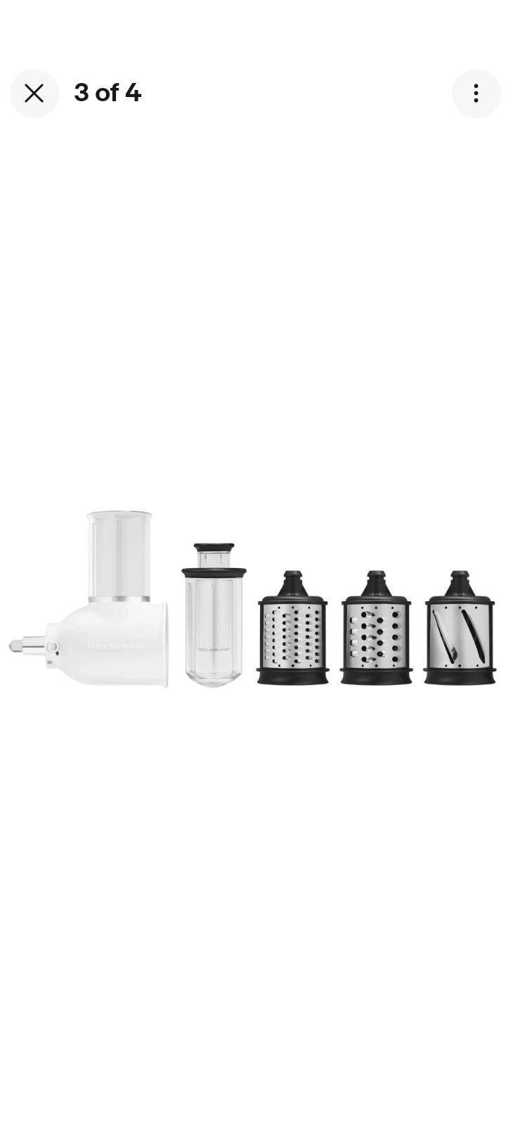 Kitchenaid slicer/grater attachment