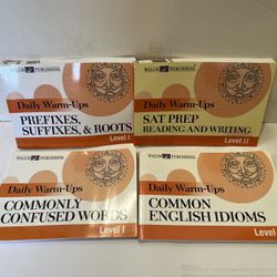 Walch Publishing Daily Warm-Ups book assortment