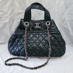 In The Mix Chanel Black Quilted Calfskin 