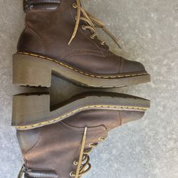 Dr.  Martens Jadon Leather Lace-Up Boots