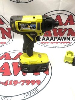 Ryobi PCL235 18v Driver W/ 4Ah Battery & Charger 11060870