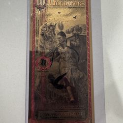 10 Oklahoma Goldback - Aurum Gold Foil Note 