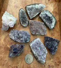 amethyst clusters
