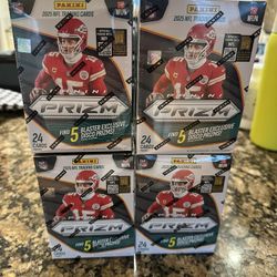 2025 NFL Prizm Football Blasters Boxes