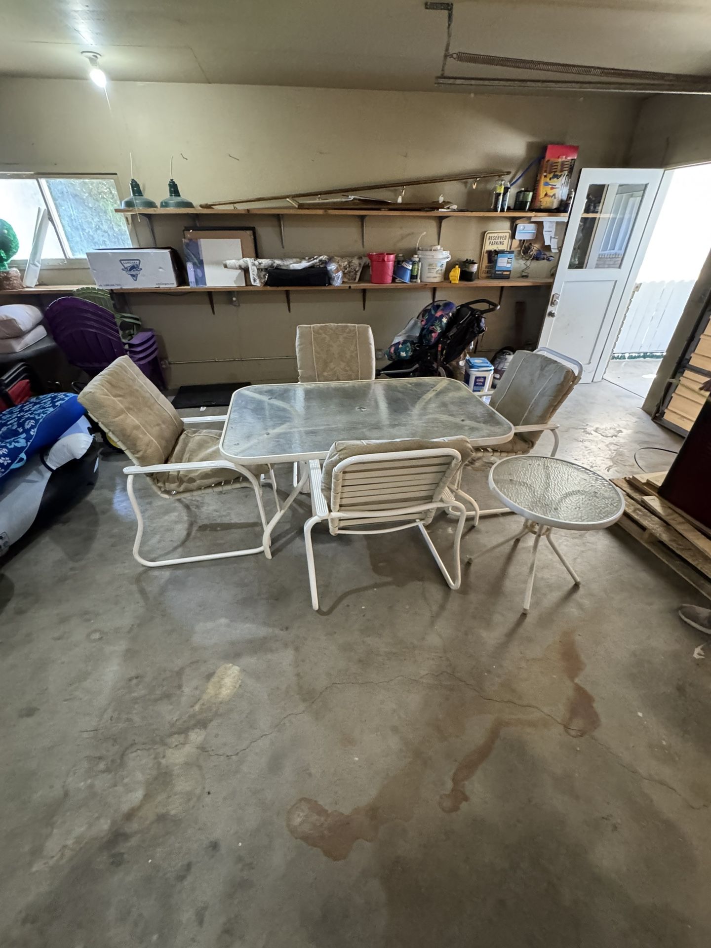 Patio Set (table, Chairs, Chaise, and Side Table)