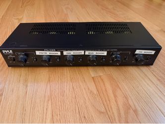 Pyle PSLSW6 6 Channel Stereo Speaker Selector Volume Control Multi Room Tested