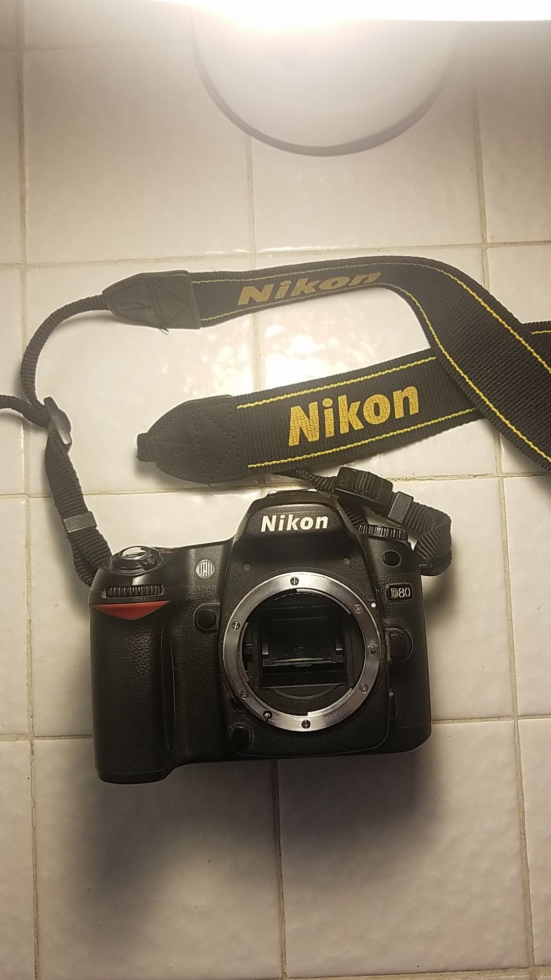 Nikon camera model #D80