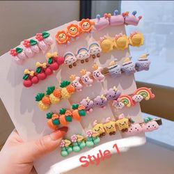 15 Pcs Fashion Hair Clips Cute Hair Accessories Mix Colorful Set Non-slip Hair Pins Hair Barrettes Set for Adult Children Women Girls