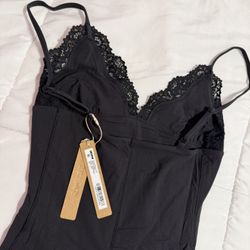 Skims Black Body Suit