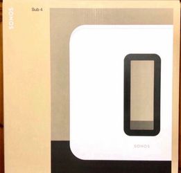 Sonos Sub4 - White - Brand New Generation 4, color: White, includes warranty.
