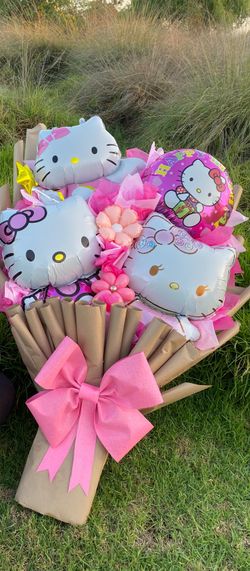 Hello Kitty Ballon Bouquet 