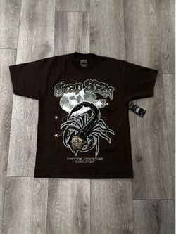 TrapSZN Scorpion Graphic Men's T-Shirt Black Crew Neck Short Sleeve
