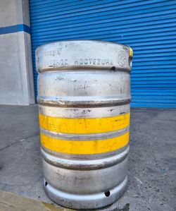 Empty 1/2 Barrel Stainless Steel Beer Keg