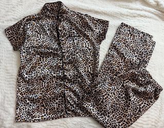 Silk Cheetah print pjs