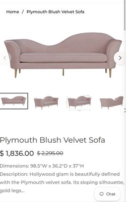 Pink couch