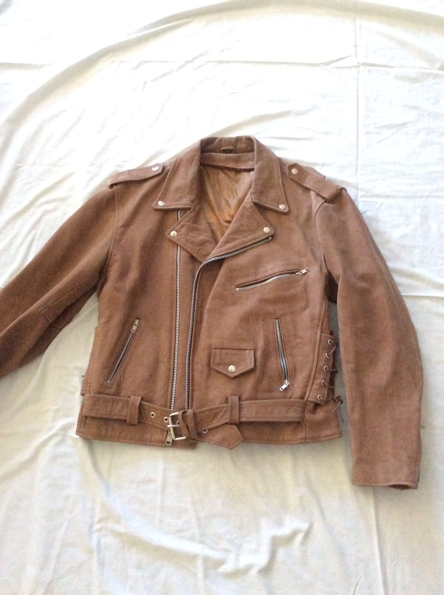 Motorcycle jacket, chaps and duster