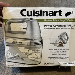 Cuisinart 9-speed Power Advantage PLUS Hand Mixer with Storage Case 