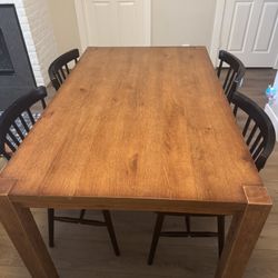 Set Of Table & 4 Chairs