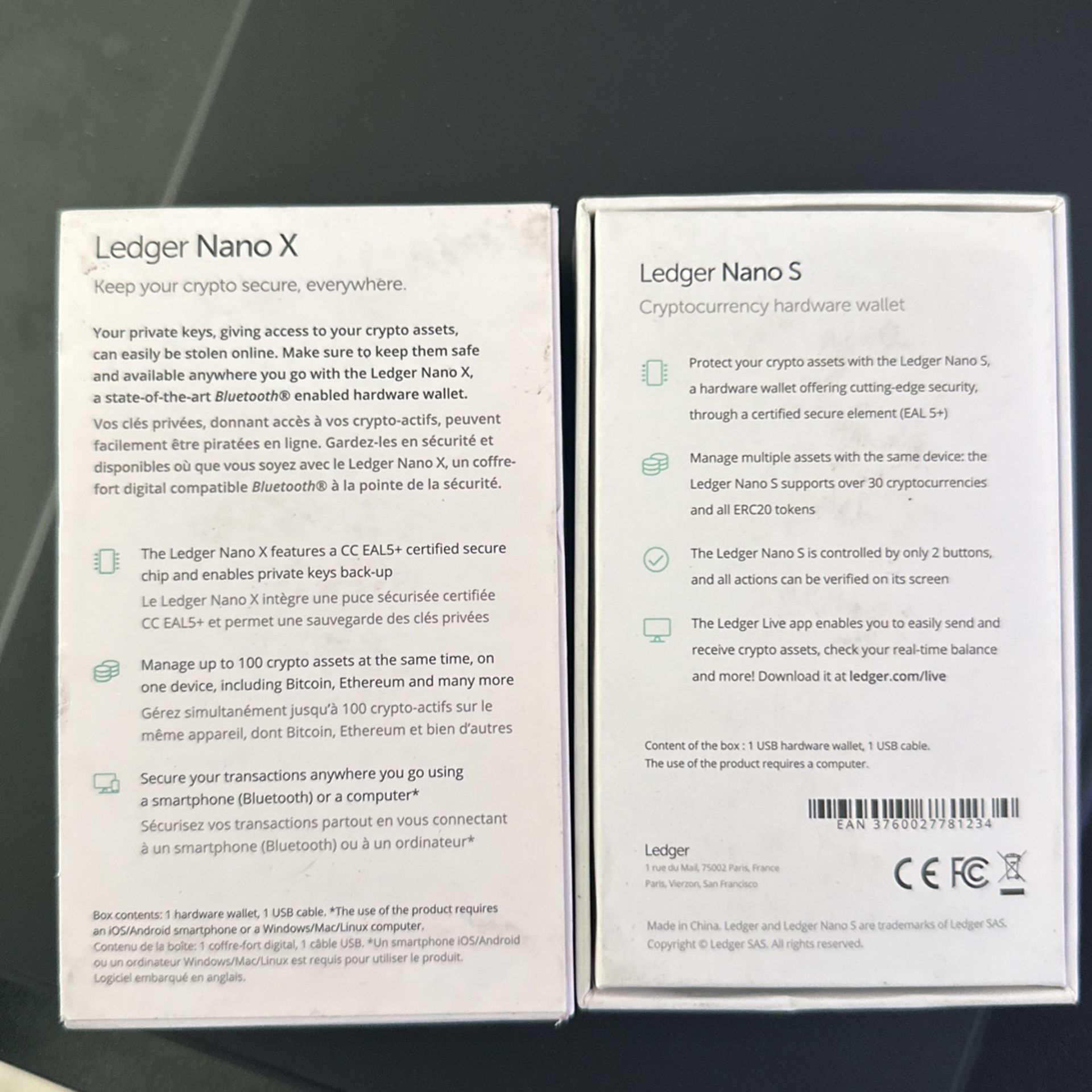 Ledger Nano X & S