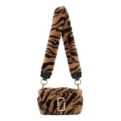 Marc Jacobs Snapshot Tiger Faux Fur Crossbody Bag