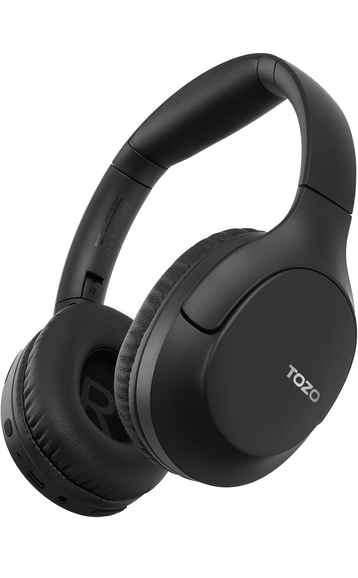 TOZO HA1 Bluetooth 5.4 Over Ear Headphones, 70H Playtime with Mic, Foldable Wireless Headset, Deep Bass Stereo Sound Customizable 32 EQ Music Mode Via