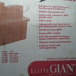 Little Giant Condensate Removal Pump