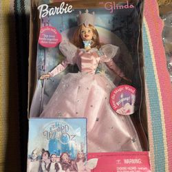 Vintage 1999 Barbie as Glinda Wizard of Oz Talking Doll NRFB Mattel#25813
