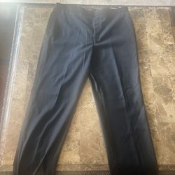 Calvin Klein Black Mens Dressing Pants Formal Tuxedo Size 38W 34L