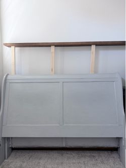 Wooden Bed frame with head and foot boards